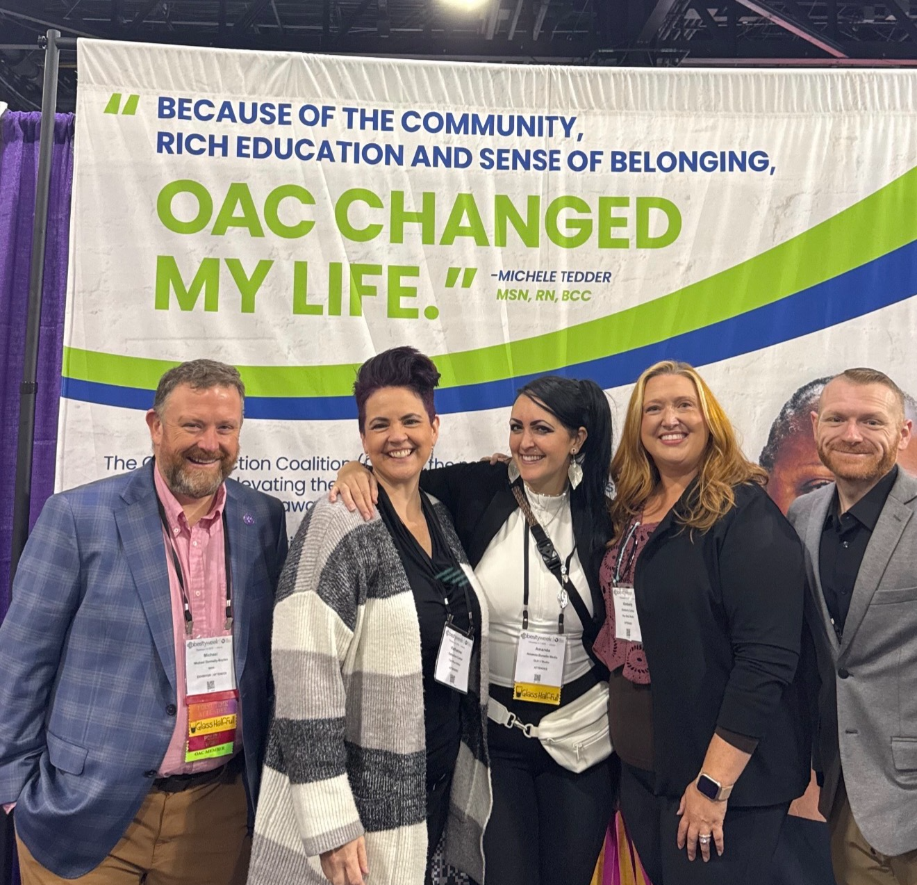 Kim Carlos with the OAC community at ObesityWeek